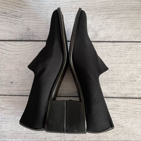 DONALD J Pliner Black Block Heel Loafer Size 9N - Picture 12 of 14